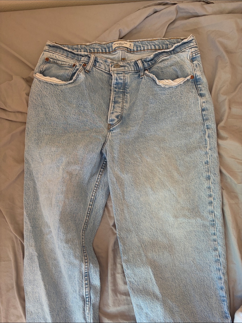Light Blue Women’s High-Rise Straight Jeans